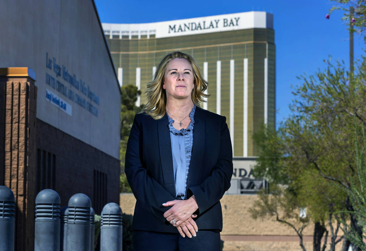 Kelly McMahill at the Metropolitan Police Department's south central area command substation on ...