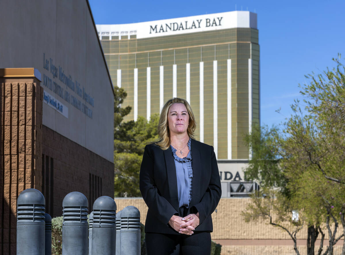 Kelly McMahill at the Metropolitan Police Department's south central area command substation on ...