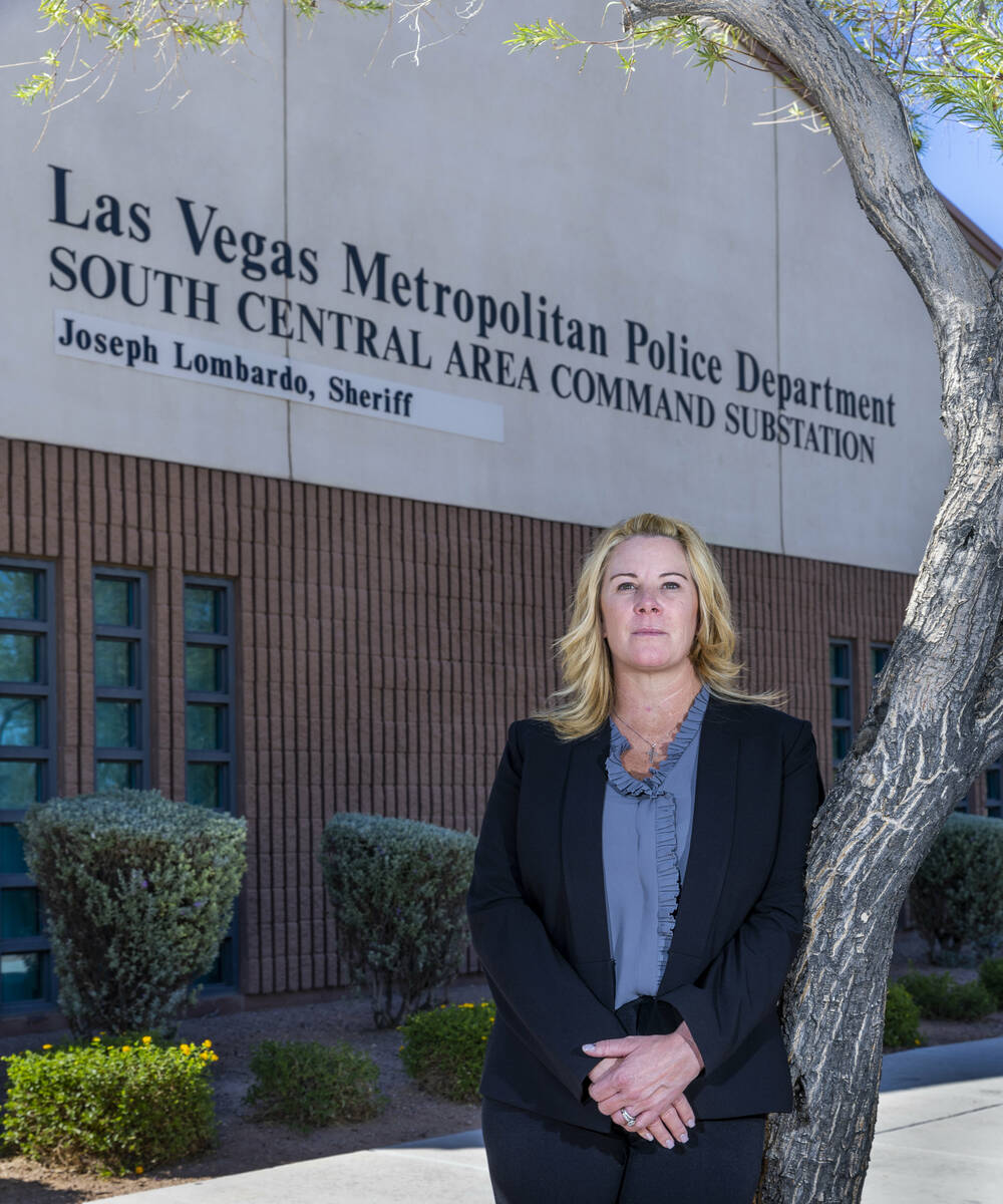 Kelly McMahill at the Metropolitan Police Department's south central area command substation on ...