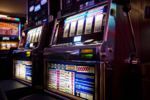 The slot machines at Circa on Thursday, May 19, 2022, in Las Vegas. (Steel Brooks/Las Vegas Rev ...