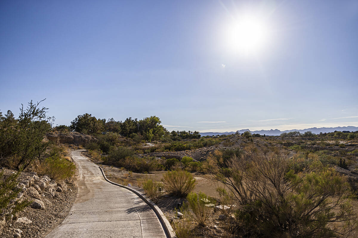 The land where the now defunct Badlands Golf Course lies empty on Wednesday, Sept. 29, 2021, in ...