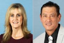 Melissa Hardy and Rick Ramos (Las Vegas Review-Journal)