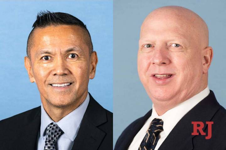 Ken Diaz, left, and Mitchell Tracy, right. (Las Vegas Review-Journal)