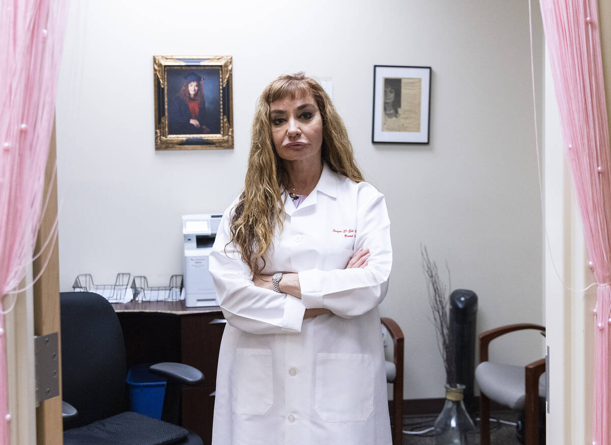 Dr. Souzan El-Eid, a breast surgeon and medical director of the Breast Care Center at Summerlin ...