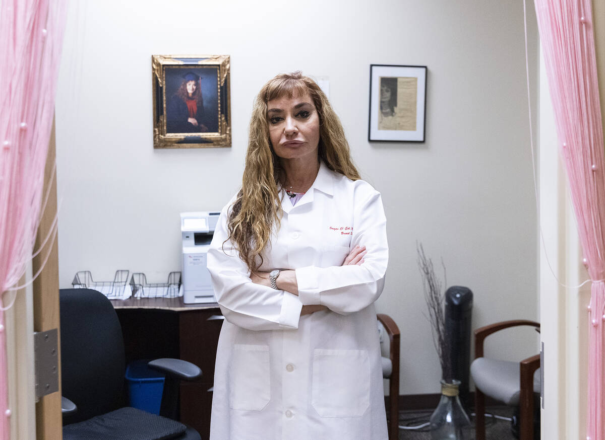 Dr. Souzan El-Eid, a breast surgeon and medical director of the Breast Care Center at Summerlin ...
