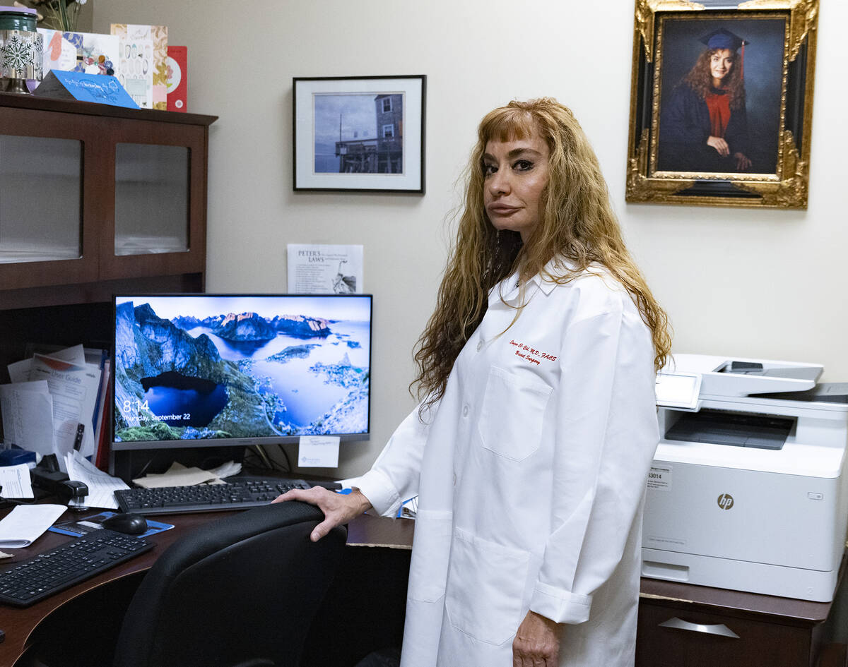 Dr. Souzan El-Eid, a breast surgeon and medical director of the Breast Care Center at Summerlin ...