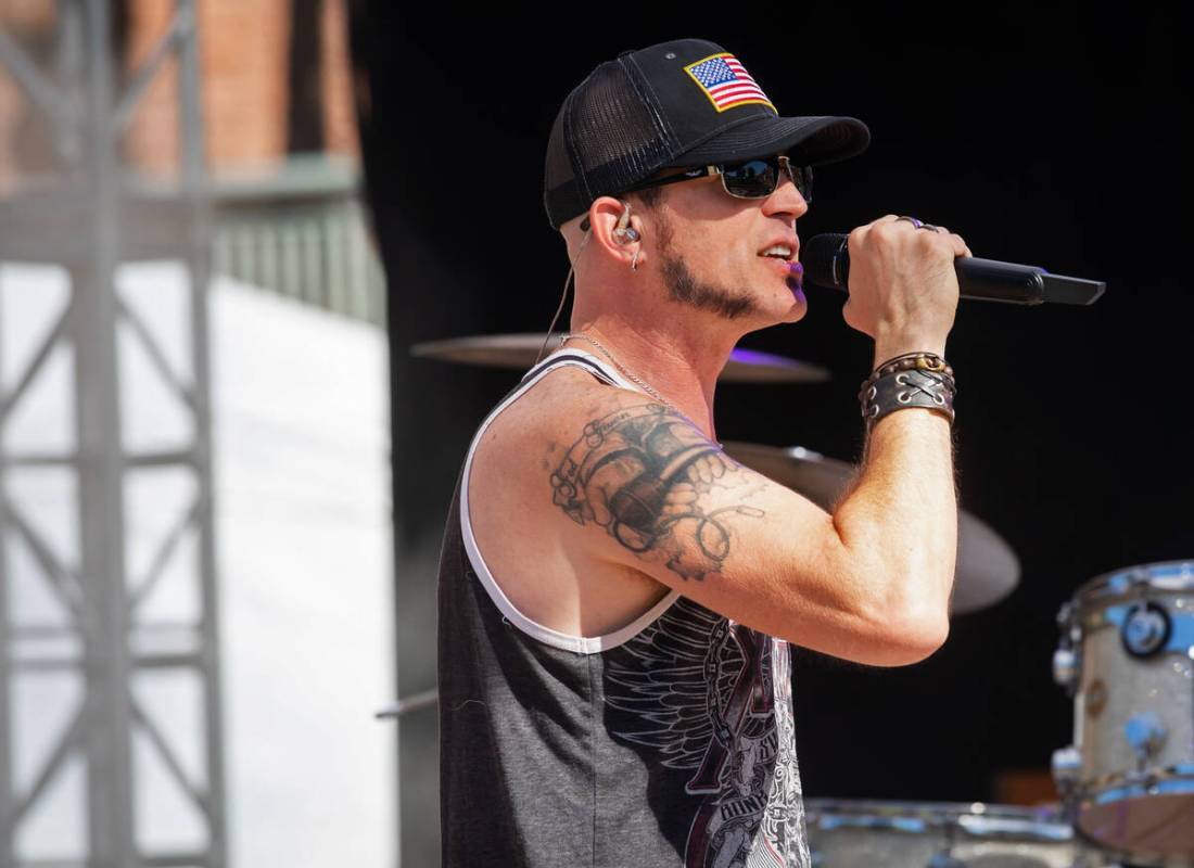 Shotgun Jefferson performs at the Remember Music Festival on Saturday, Oct. 1, 2022, in Las Veg ...