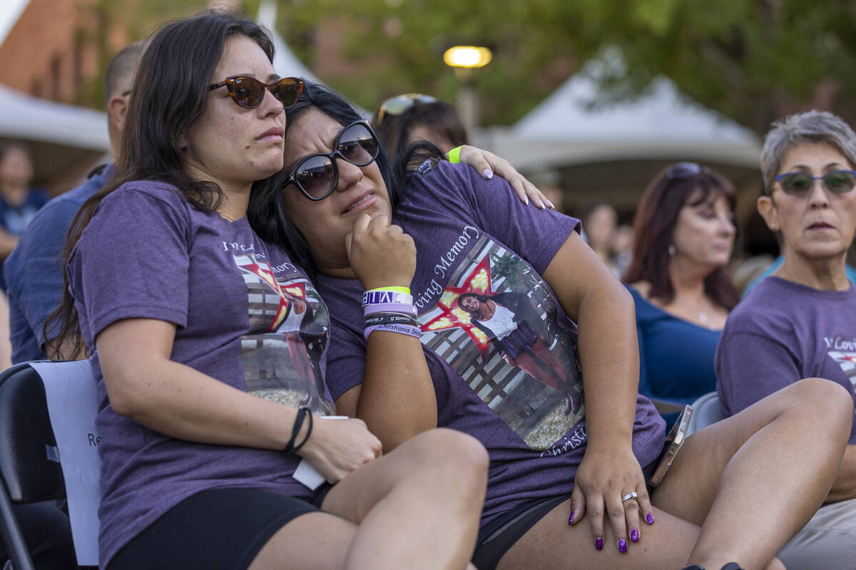 Christiana Duarte is remembered during the Sunrise Remembrance Ceremony remembering the Route 9 ...
