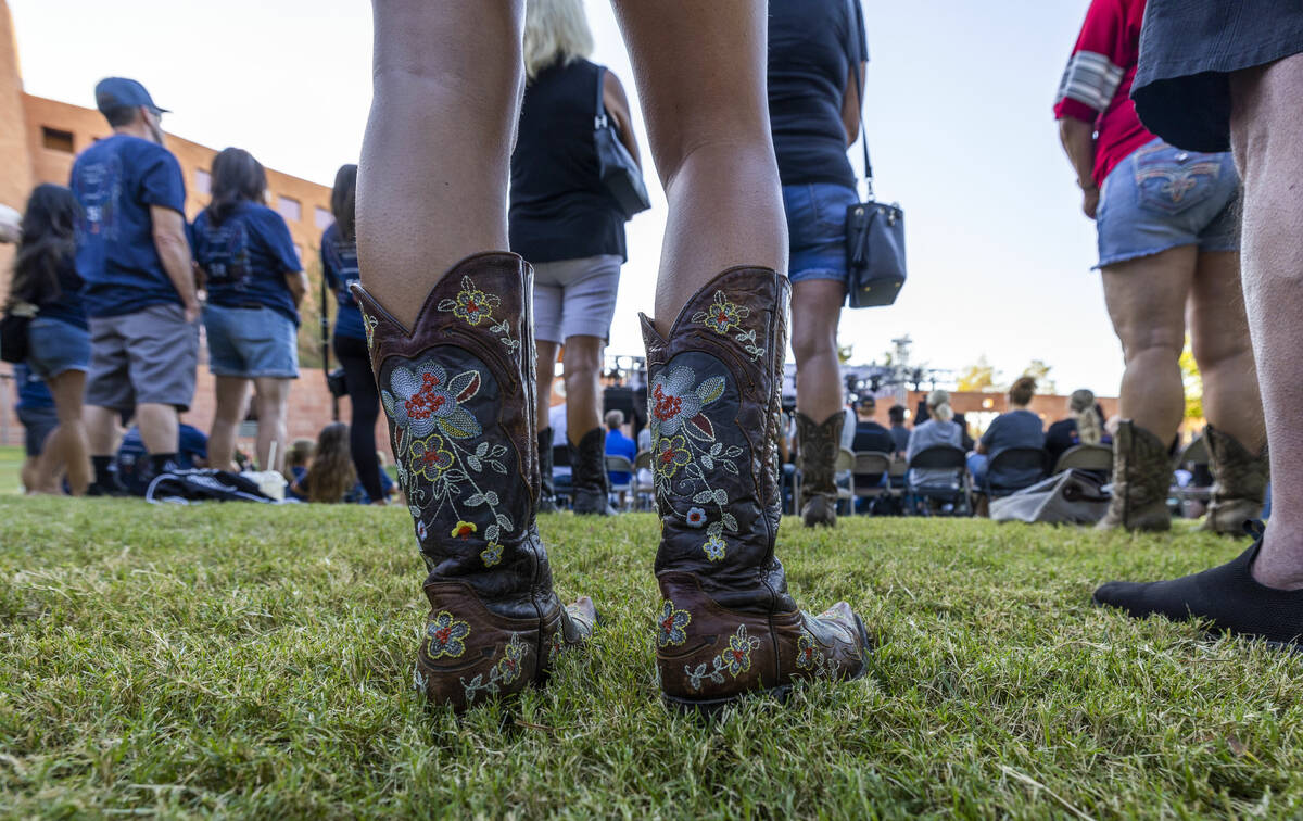 County gear is well represented during the Sunrise Remembrance Ceremony remembering the Route 9 ...