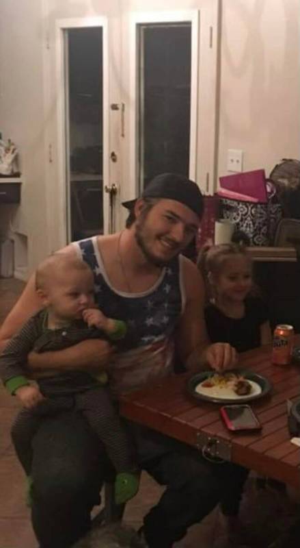 Robert Schneider and his children Andrew (left) and Jenaveve (right). (Courtesy Jim Schneider)