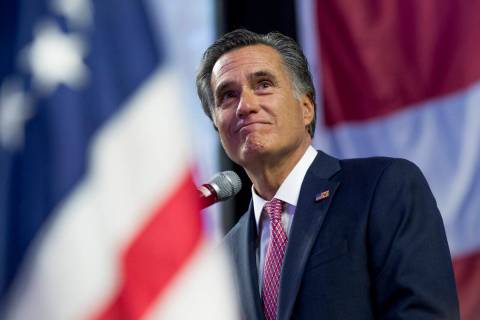 Utah Sen. Mitt Romney (Leah Hogsten/The Salt Lake Tribune via AP, File)