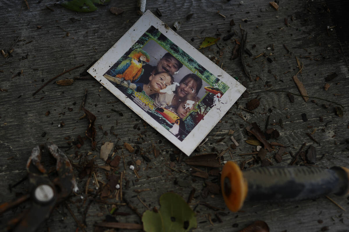 A photograph of an unknown family found by the Hudson family of Canada at their vacation home a ...