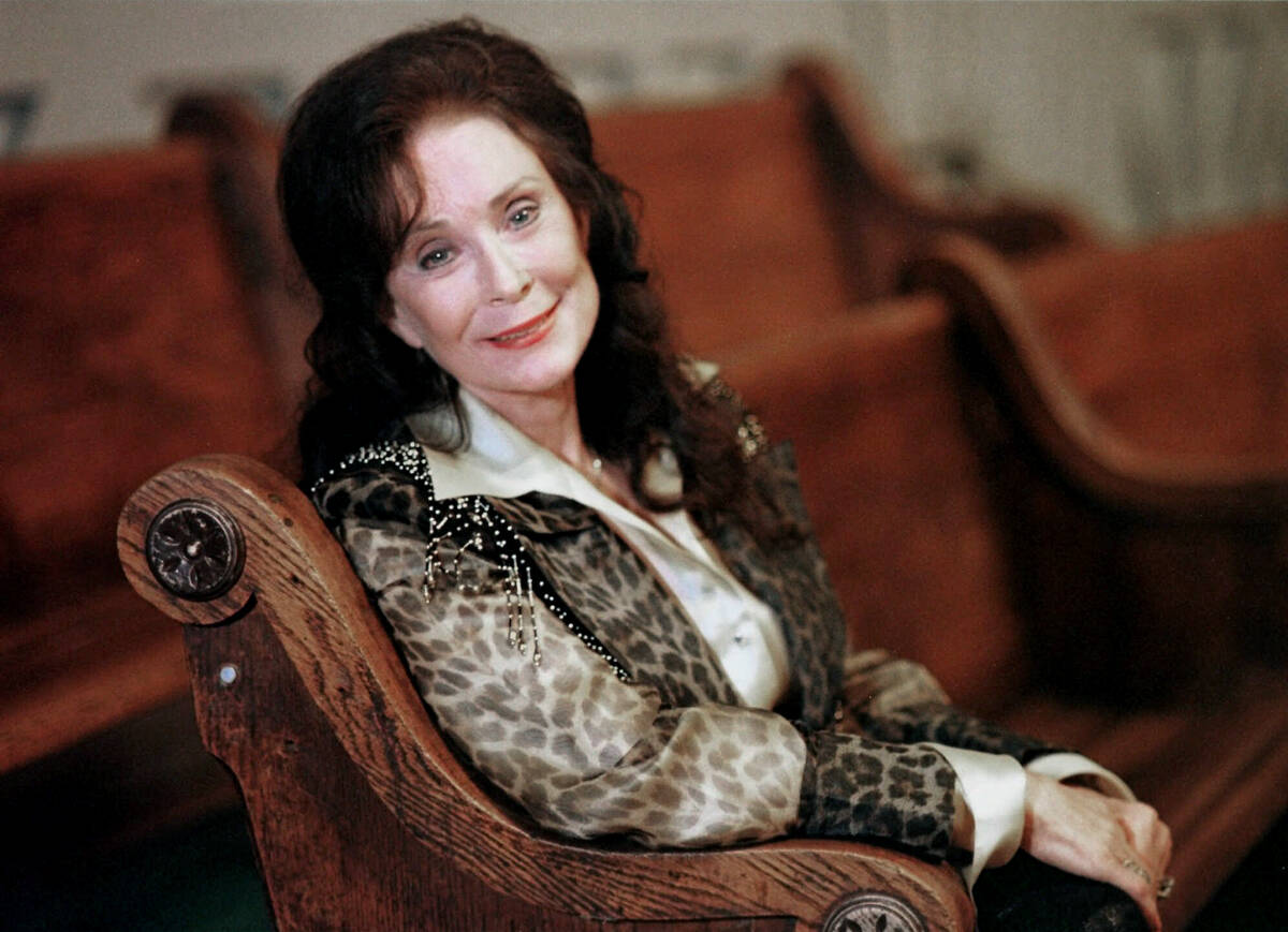 FILE - Country music great Loretta Lynn poses for a portrait in September 2000 in Nashville, Te ...