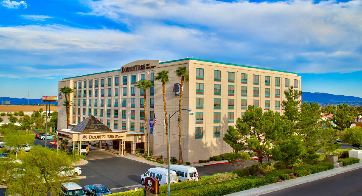 Stonebridge Cos. announced that it purchased DoubleTree by Hilton Las Vegas Airport Hotel, seen ...