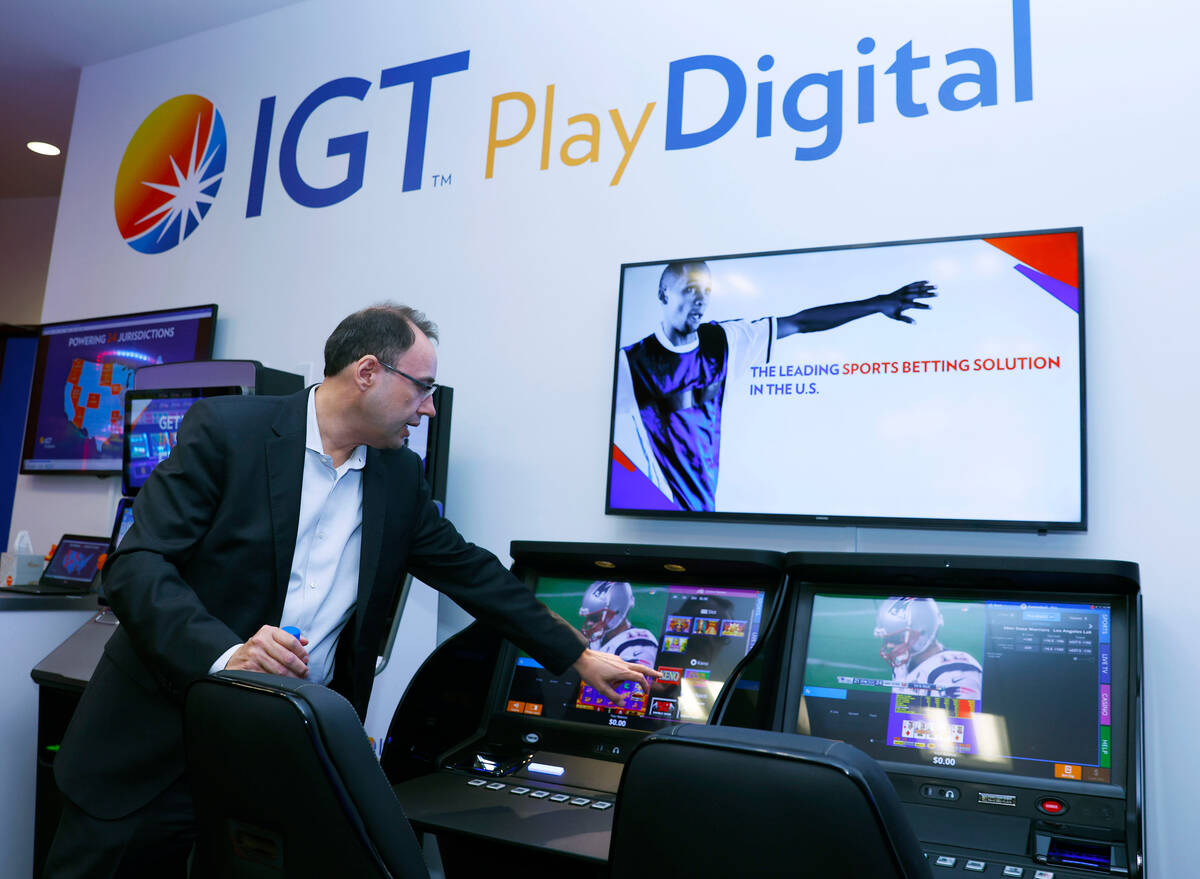 Nick Khin, chief operating officer of gaming for IGT, speaks about IGT's sports betting technol ...