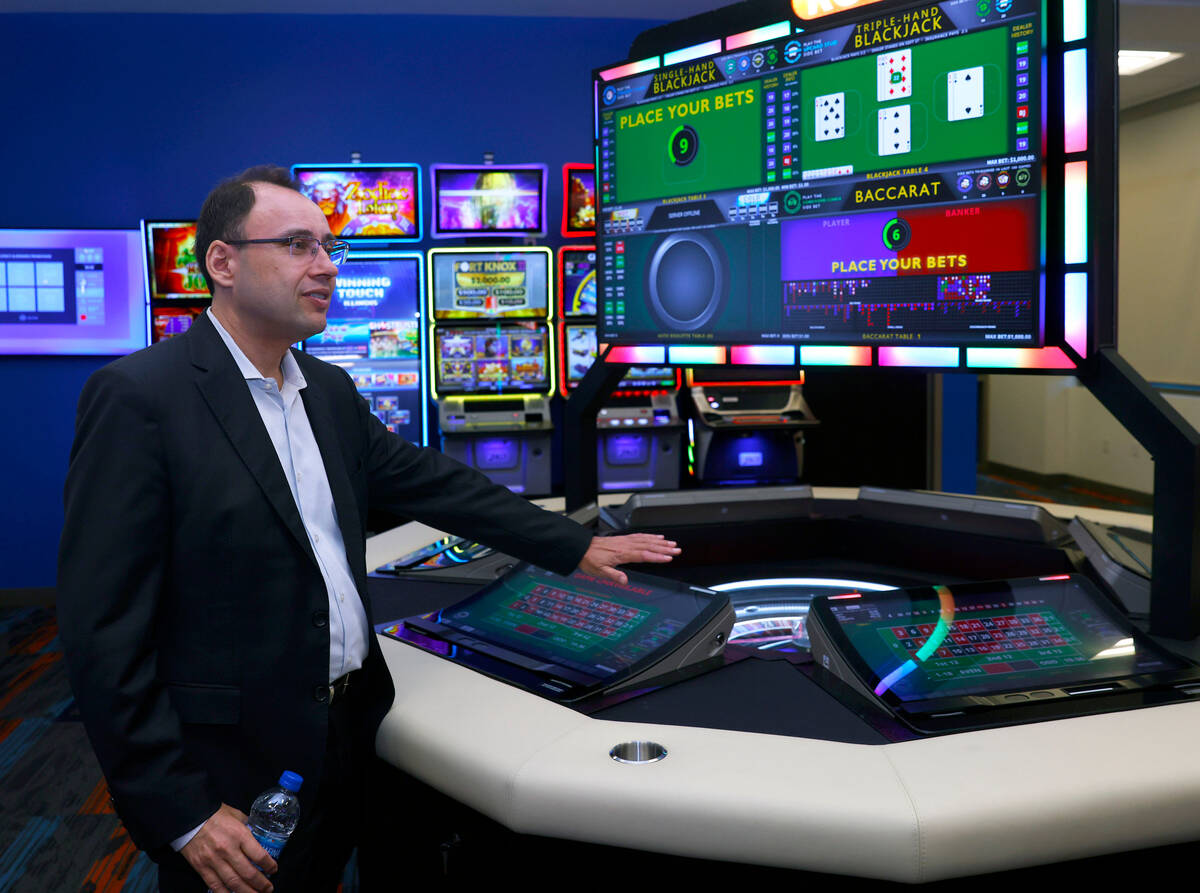 Nick Khin, chief operating officer of gaming for IGT, speaks about IGT's new betting terminal t ...