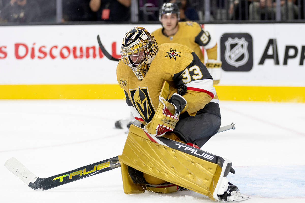 Journeyman goalie Adin Hill has Vegas Golden Knights up 2-0 over