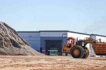 A warehouse project being built near the Las Vegas Motor Speedway by a Chicago developer on Mon ...