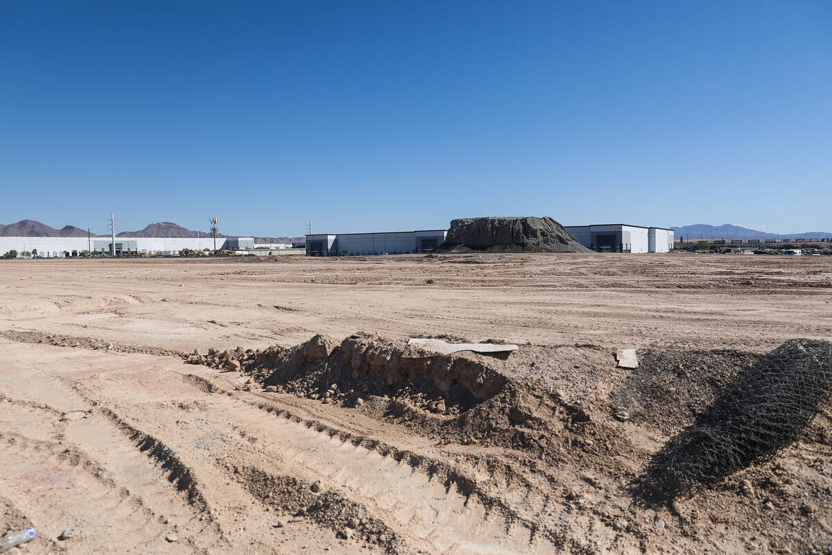 A warehouse project being built near the Las Vegas Motor Speedway by a Chicago developer in Nor ...
