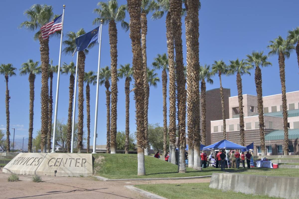 The Clark County Family Court building on Thursday, Oct. 6, 2022. (Jimmy Romo/Las Vegas Review- ...