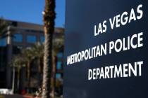Las Vegas Metropolitan Police Department (Bizuayehu Tesfaye/Las Vegas Review-Journal) @bizutesfaye