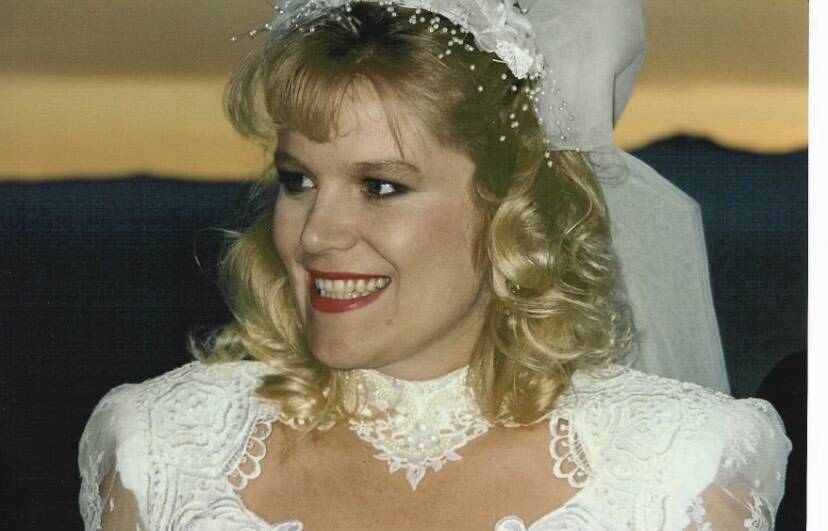 Jody Thompson DeVries on the day she married Richard DeVries (Courtesy of Judi Fergason)