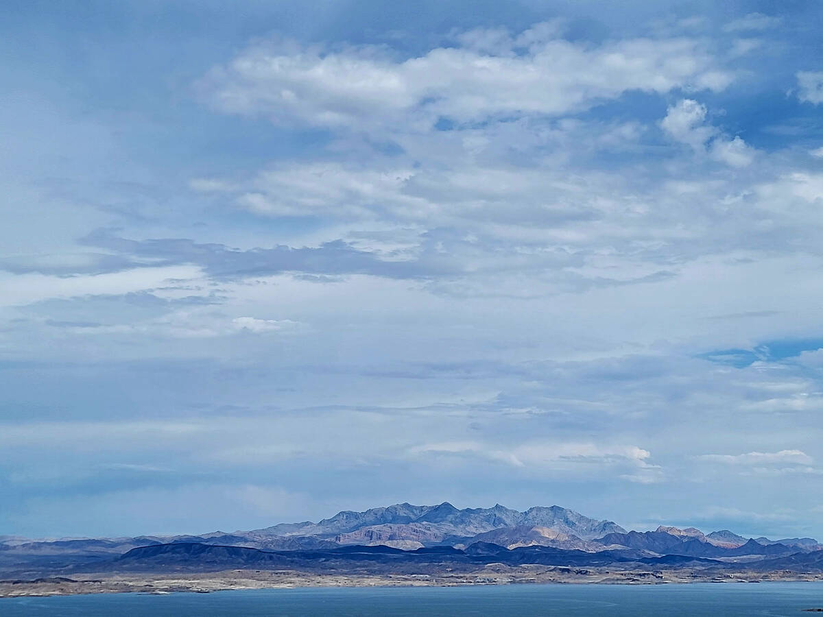 Panoramic views of Lake Mead and its surrounding geology are a highlight of the Historic Railro ...