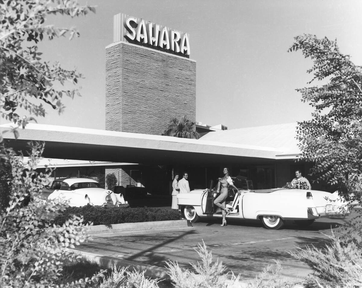The Sahara hotel-casino in Las Vegas is seen in this 1950s-era photo. (Las Vegas Review-Journal ...