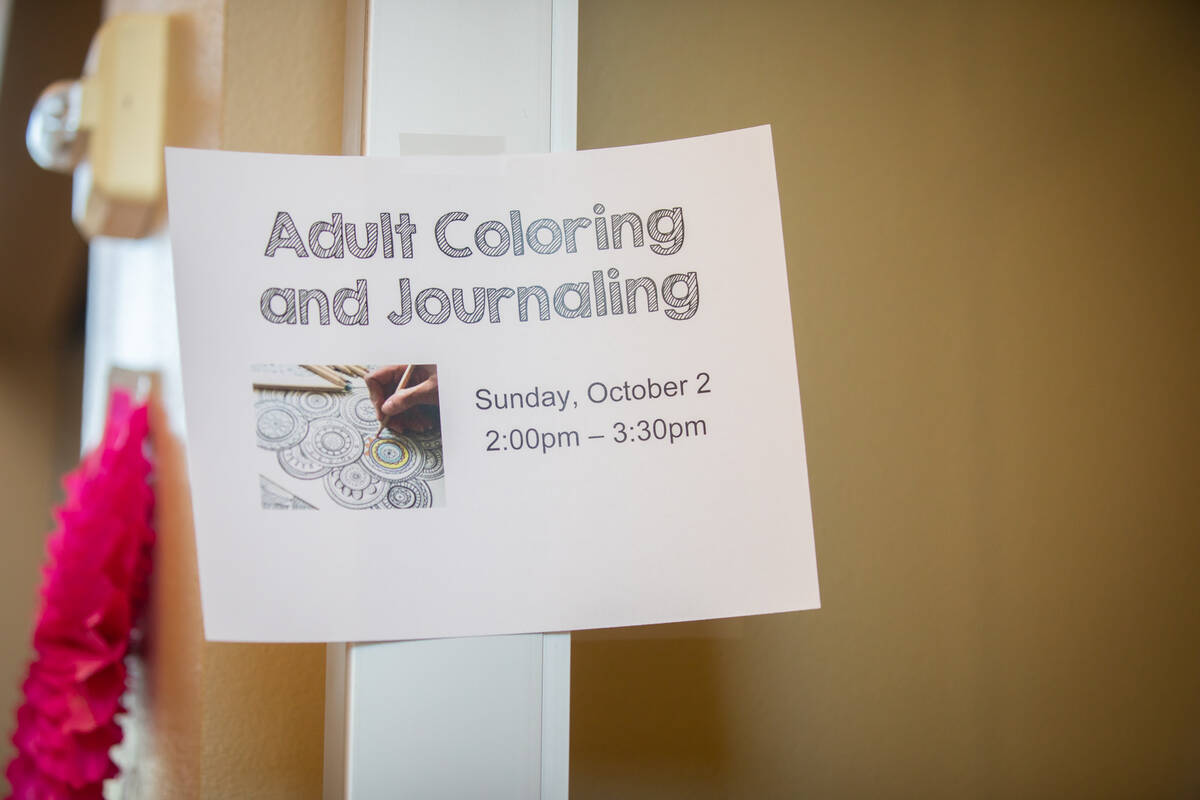 Centennial Hills Library offers an Adult Coloring and Journaling session on Sunday, Oct. 2, 202 ...