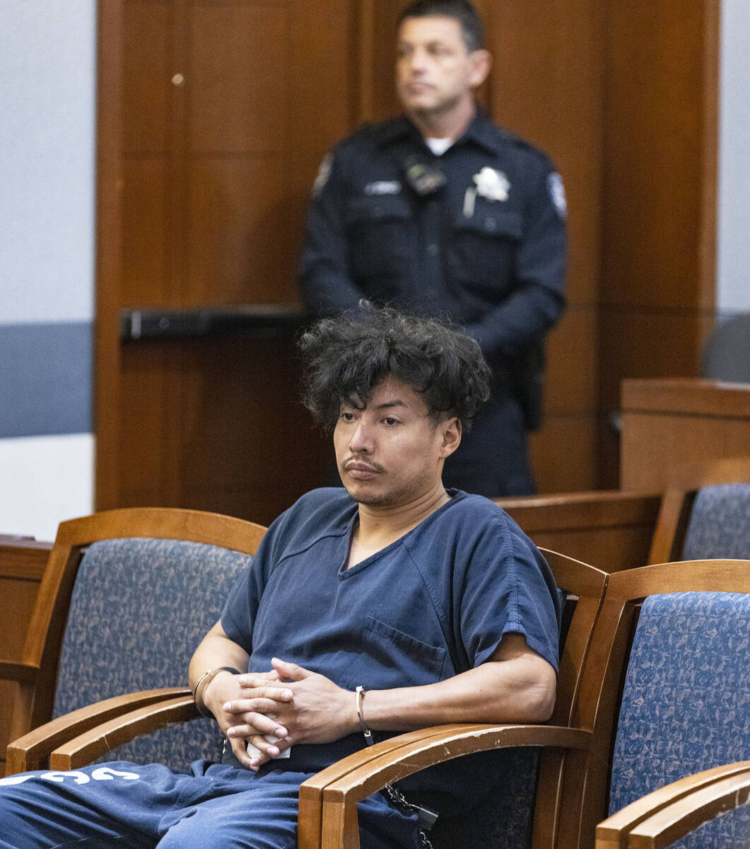 Yoni Barrios appears in court during a status check on the filing of a criminal complaint at th ...