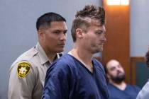 Christopher Martell, accused in a series of stabbings near UNLV, including two that were fatal, ...