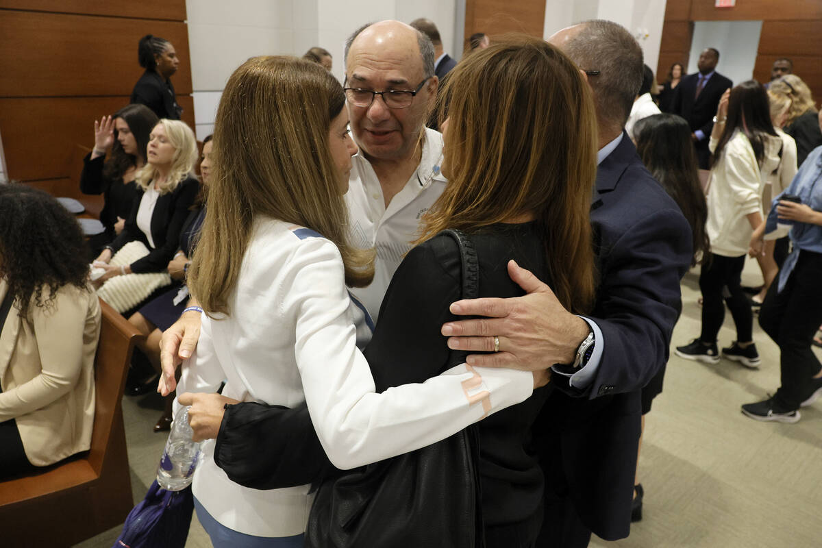 Linda Beigel Schulman, Michael Schulman, Patricia Padauy Oliver and Fred Guttenberg, families o ...