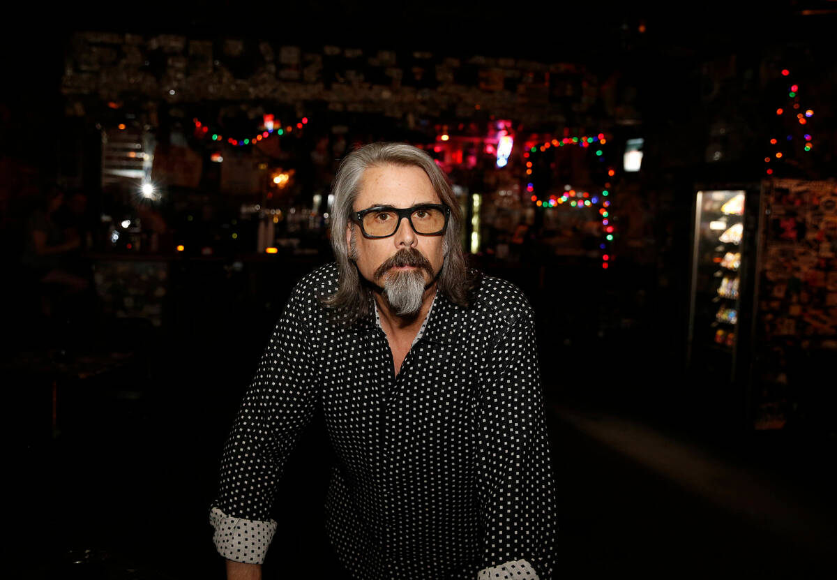 P Moss poses for photo in his bar on Wednesday, May 9, 2018, in Las Vegas. (Bizuayehu Tesfaye/L ...