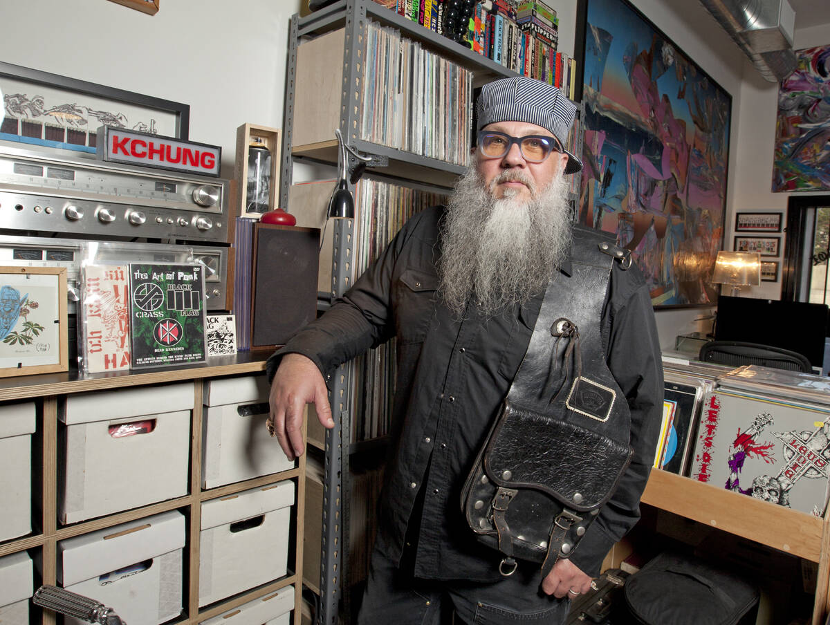 The Punk Rock Museum founder Bryan Ray Turcotte is shown in a photo from May 2022. The museum, ...