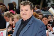 Robbie Coltrane arrives in Trafalgar Square, central London, for the world premiere of "Harry P ...