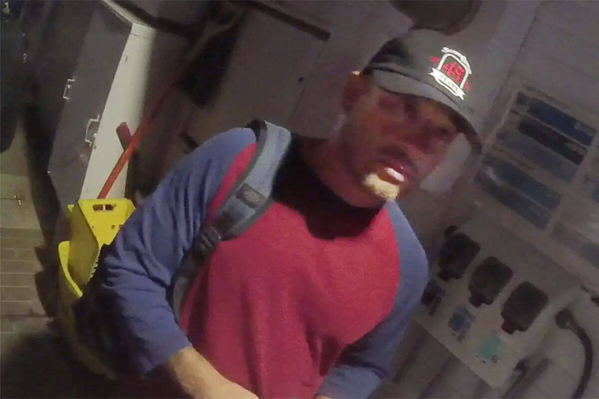 Body camera footage shows escaped prisoner Porfirio Duarte-Herrera before his arrest Wednesday, ...