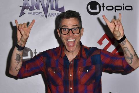 Steve-O attends "The Anvil Experience Live at the Saban" on Thursday, Sept. 22, 2022, in Beverl ...