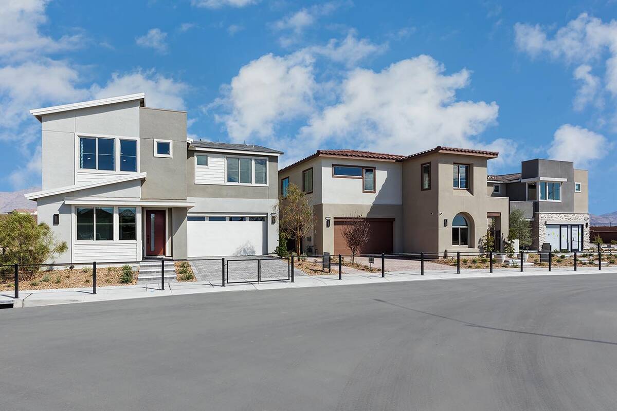 Azure Park models. (Tri Pointe Homes)
