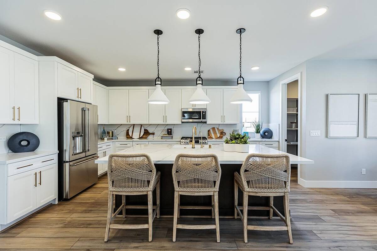 Azure Park by Tri Pointe Homes recently opened in North Las Vegas. (Tri Pointe Homes)