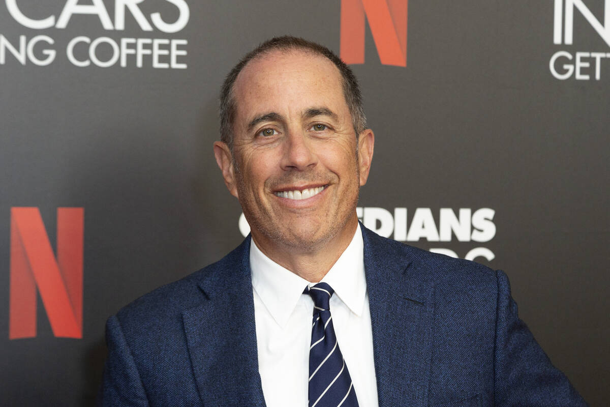 FILE - This July 17, 2019 file photo shows Jerry Seinfeld at the "Comedians In Cars Getting Cof ...