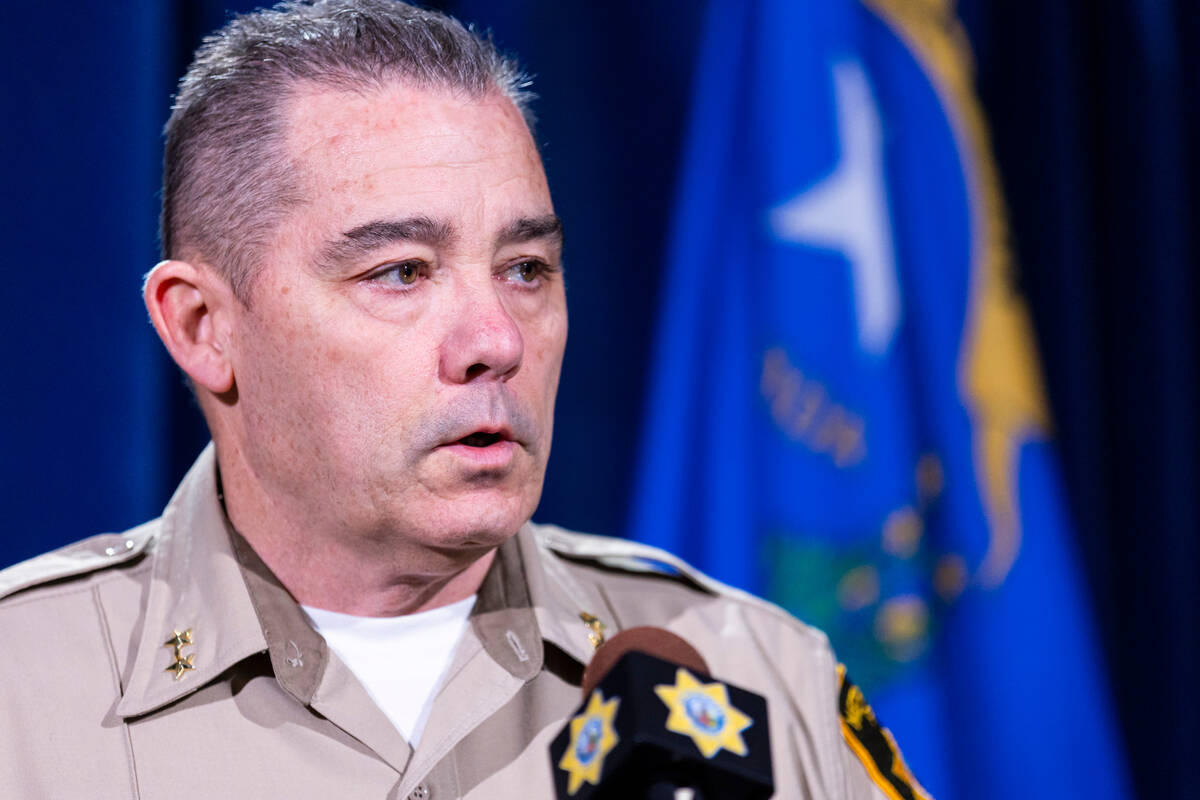 Las Vegas police Assistant Sheriff Andrew Walsh talks about the officer-involved shooting that ...