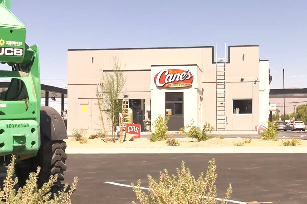 Raising Cane’s opening new location in North Las Vegas Food
