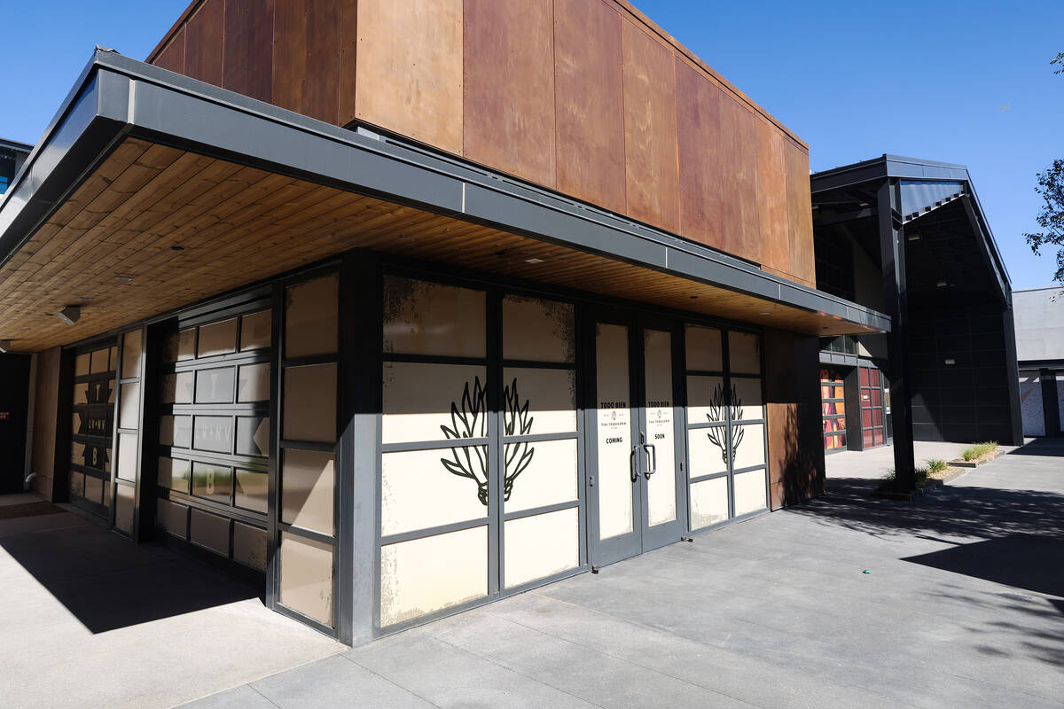 The tiki tequilería Todo Bien under construction at UnCommons, a mixed-use project, in Las ...
