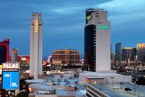 The Palms hotel-casino in Las Vegas in April 2022. (Bizuayehu Tesfaye/Las Vegas Review-Journal) ...