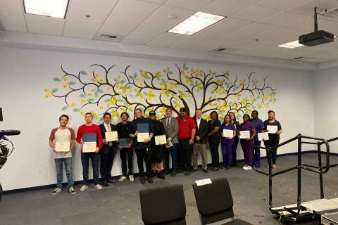 The fall FIT graduation was comprised of students from both the automotive technology class and ...