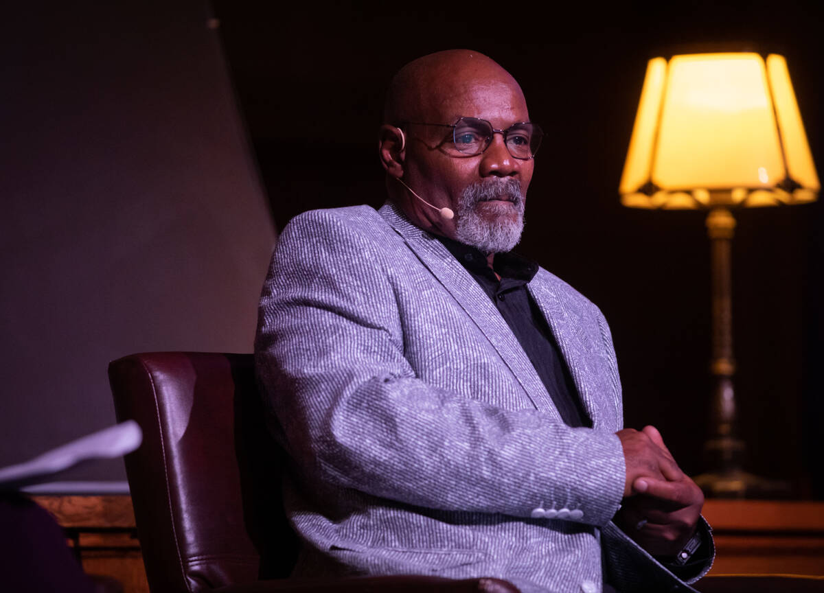 Marvin Anderson, 58, speaks on a panel about his experience of being wrongfully convicted at th ...