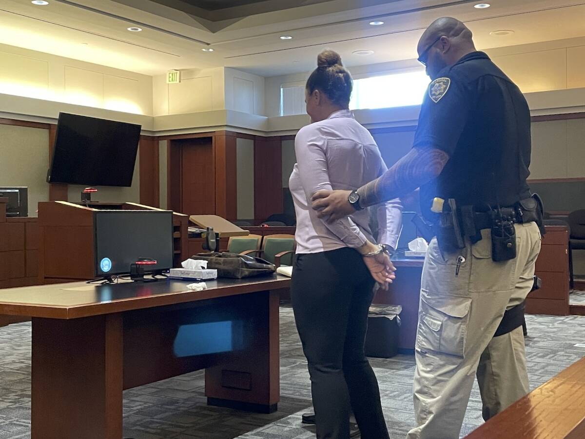 Daysia Brown, 25, is being arrested after a judge sentenced her to serve three years in prison ...