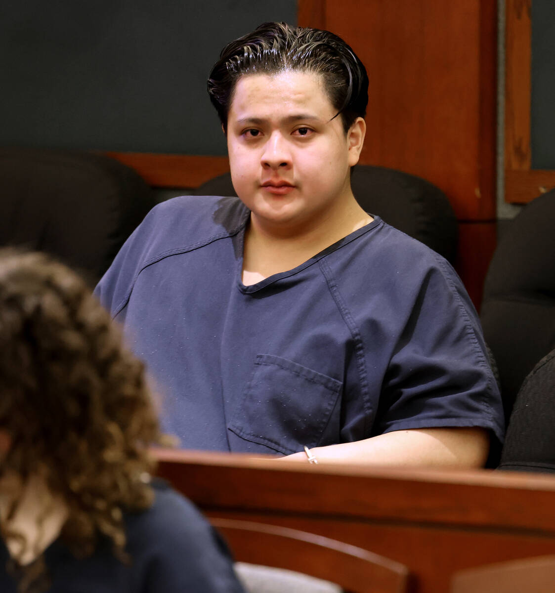 Aaron Guerrero after reading a statement during sentencing for him and his co-defendant Sierra ...
