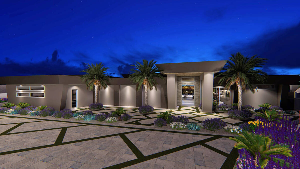 The one-story Henderson home on Dragon Point Drive closed for $5.83 million. (Corcoran Global L ...