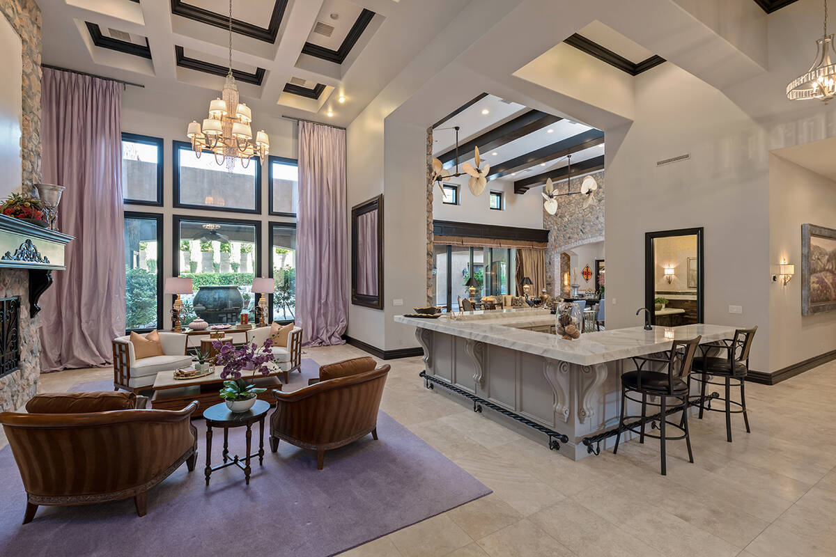 The living room. Simply Vegas
